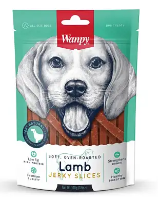 Wanpy Dog лакомство для собак соломка из мяса ягненка