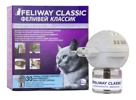 Купить feliway classic диффузор + флакон для коррекции поведения кошек