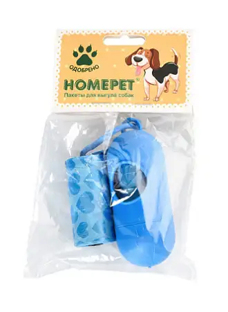 Купить homepet пакеты для выгула собак с держателем