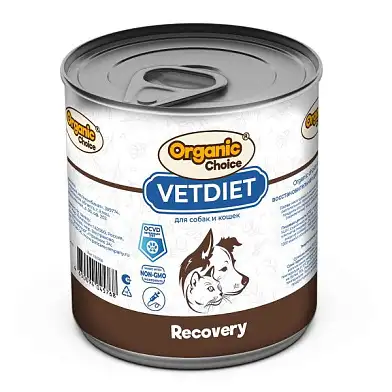 Organic Сhoice VET Recovery консервы для собак и кошек восстановительная диета