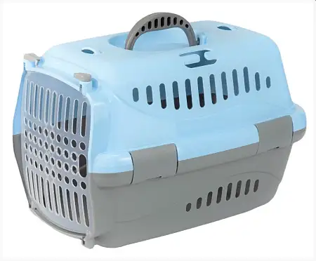 Купить pet star standard Переноска для собак и кошек серо-голубая пластмассовая дверца