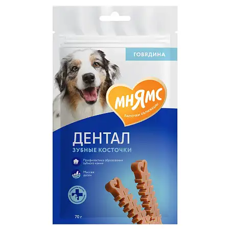Купить Мнямс dental лакомство для собак Зубные косточки