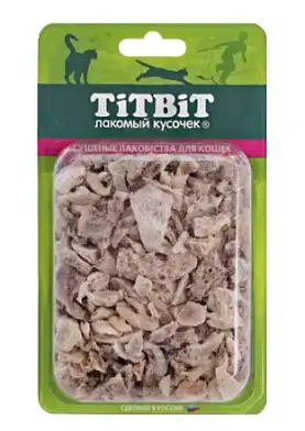 TITBIT Лакомства для кошек легкое баранье